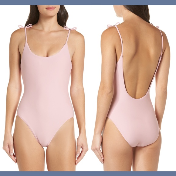 NEW Ted Baker Ottino‎ One-Piece Swimsuit in Pale Pink [SZ 2 in TB] #C893 - Picture 1 of 10